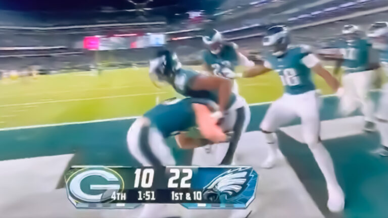 End Zone Pedigree: Quinyon Mitchell’s Triple H Tribute Seals Eagles’ Wild Card Victory