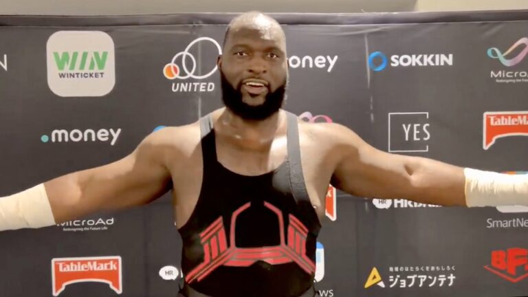 WWE Giant Omos Declares Himself Wrestling’s ‘Super Mega-Weight’