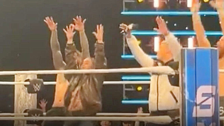 Vanessa Hudgens YEETs With WWE Stars After SmackDown