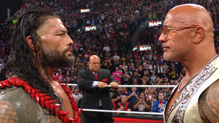 Roman Reigns Receives Ula Fala From The Rock After Tribal Combat Victory