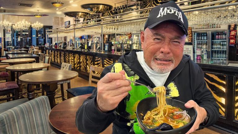 The Great Muta Shares Brutal Honesty Over UK’s ‘Wetherspoons’ Pub Food