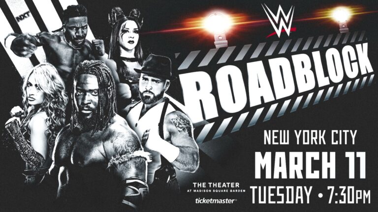WWE Roadblock Announced for March 11 at The Theater at Madison Square Garden