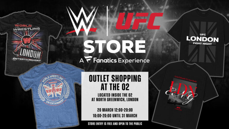 WWE and UFC Launch First Joint Store at The O2 in London