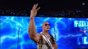 The Rock at Bad Blood