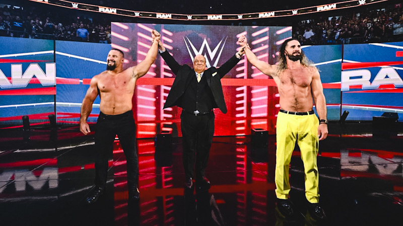 Heyman Rollins and Breakker