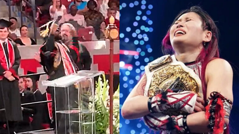 WWE Fan Channels IYO SKY In Graduation Celebration