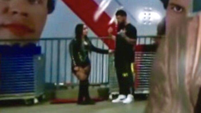 Finn Balor and Roxanne Perez