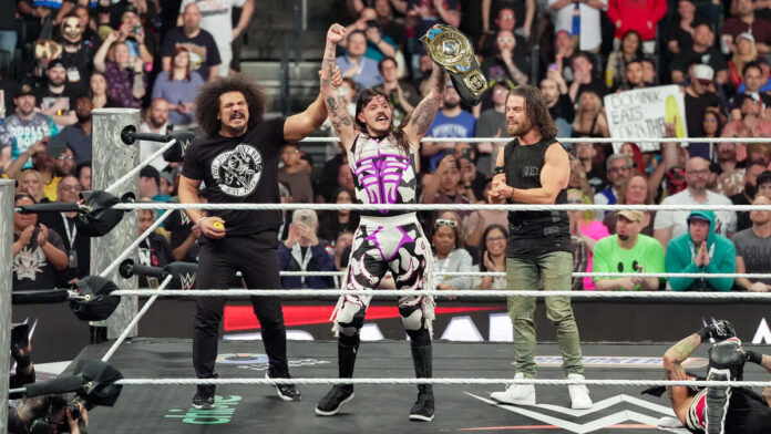 Dominik Mysterio & Judgment Day on Raw after Mania. Photo: WWE.com