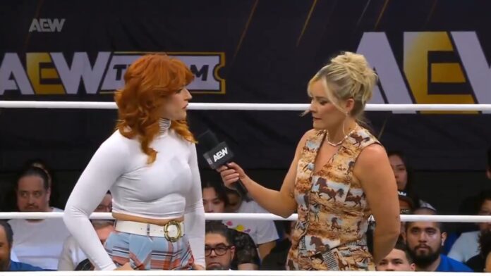 Thekla attacked Jamie Hayter on Dynamite. Photo: AEW