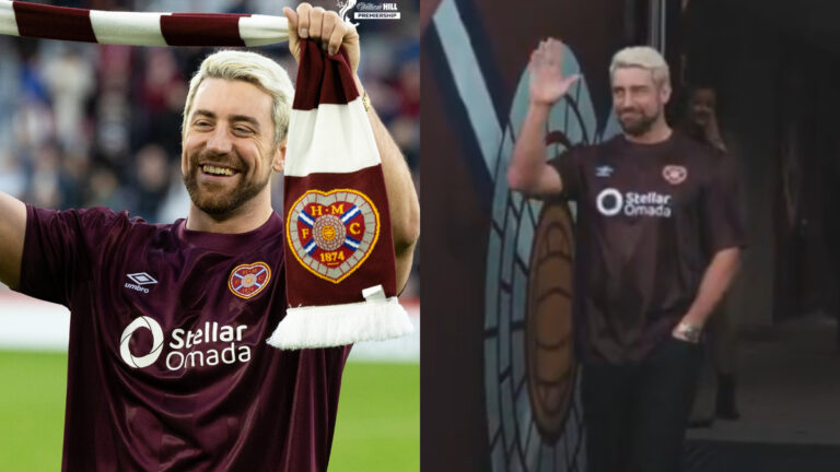 Joe Hendry Returns Home to Support Hearts at Tynecastle