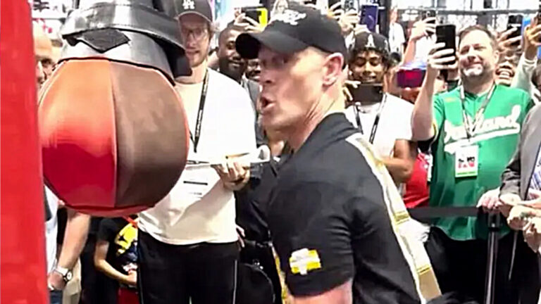 John Cena Jokes About Not Hitting for Real At Fanatics Fest