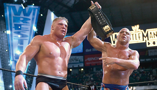 Kurt Angle Vs. Brock Lesnar WrestleMania