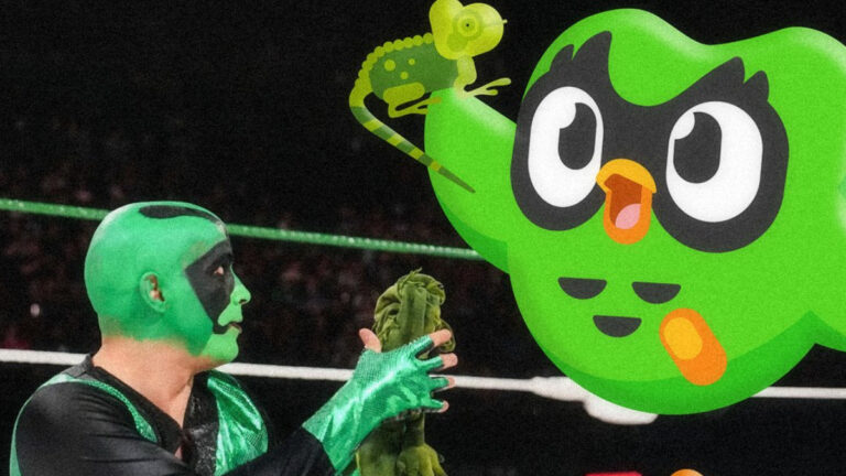 Mr. Iguana Showcased on WWE RAW, Duolingo Issues Challenge