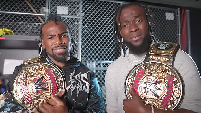 The New Day backstage