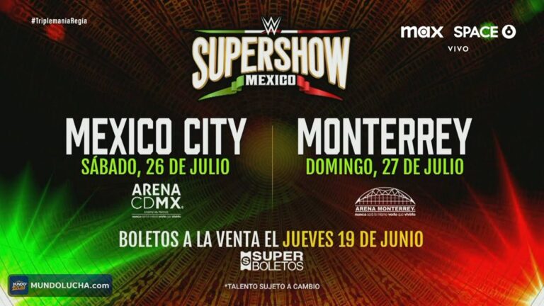 WWE Confirms Mexico City and Monterrey Supershows with Stacked Lineup