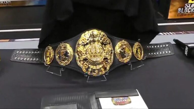AEW Introduces New Title Belt Ahead of Big All In Match