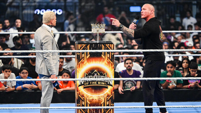Cody Rhodes and Randy Orton at SmackDown. Photo: WWE.com