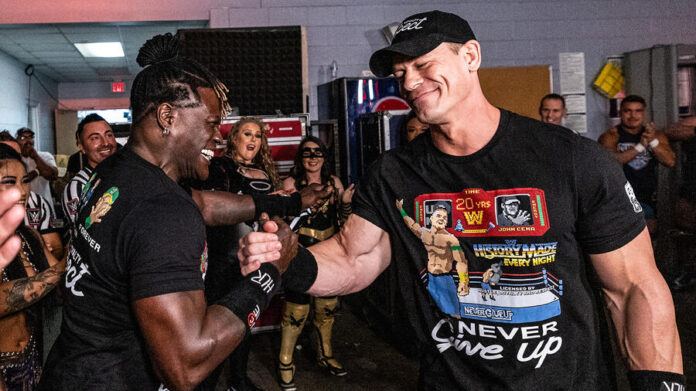John Cena and R Truth. Photo: WWE.com