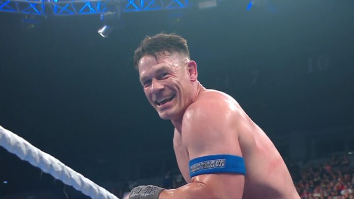 John Cena on SmackDown. Photo: WWE
