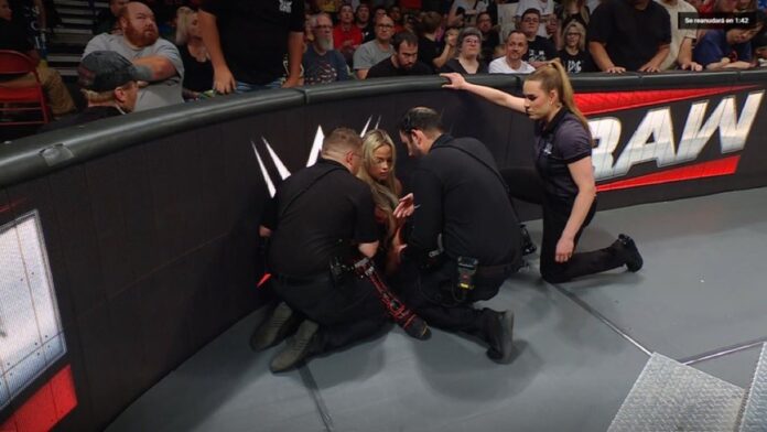 Liv Morgan suffered an injury on Raw. Photo: WWE
