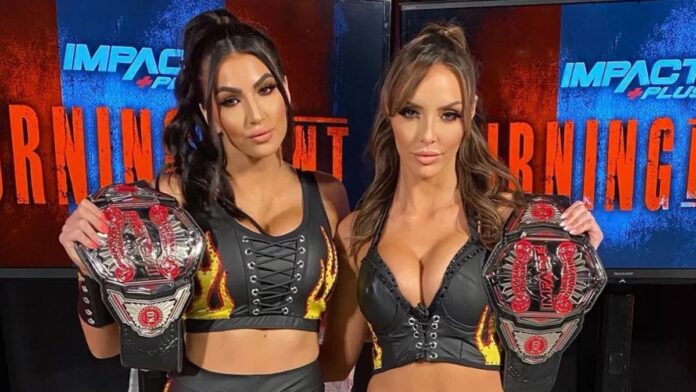 The IInspiration are former TNA Knockouts tag champions. Photo: TNA