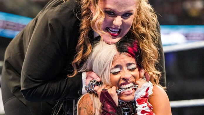 Zelina Vega faced Piper Niven in her first hardcore match. Photo: WWE.com