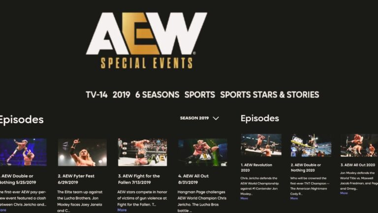 AEW Expands HBO Max Library with PPV’s from 2019-2024