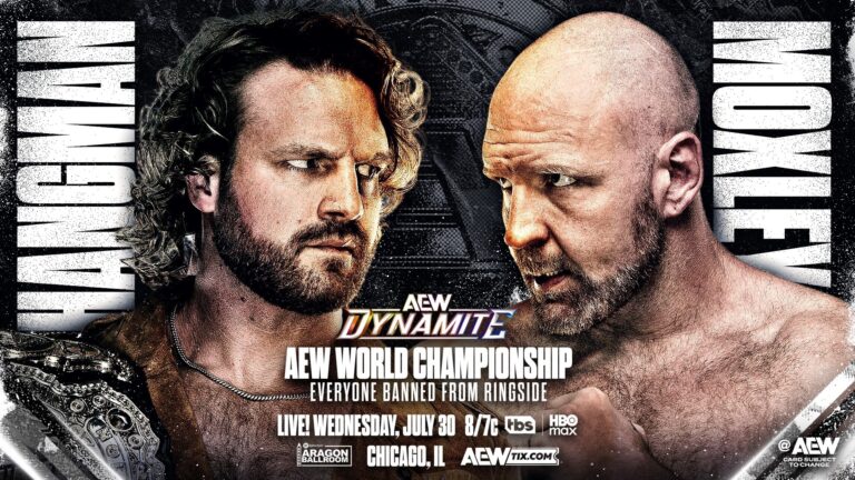 AEW Dynamite Preview: Moxley vs Hangman World Title Rematch Headlines Final Chicago Show