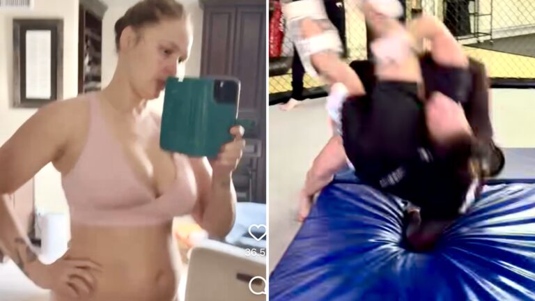 Ronda Rousey’s Postpartum Training Videos Spark WWE Return Speculation