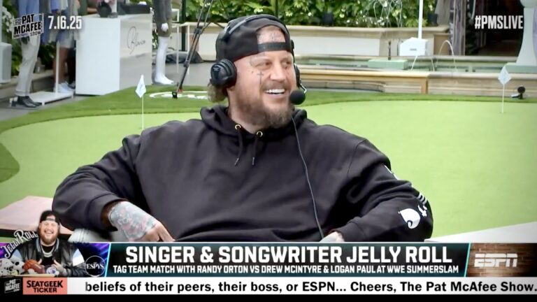 Jelly Roll Reveals Secret WWE Performance Center Residency Ahead of SummerSlam
