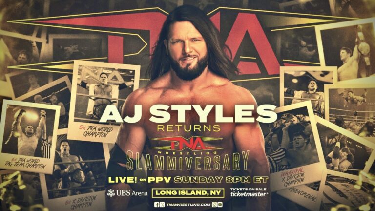AJ Styles Confirmed for TNA Slammiversary 2025 at UBS Arena