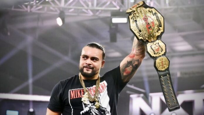 Mike Santana with TNA World Championship