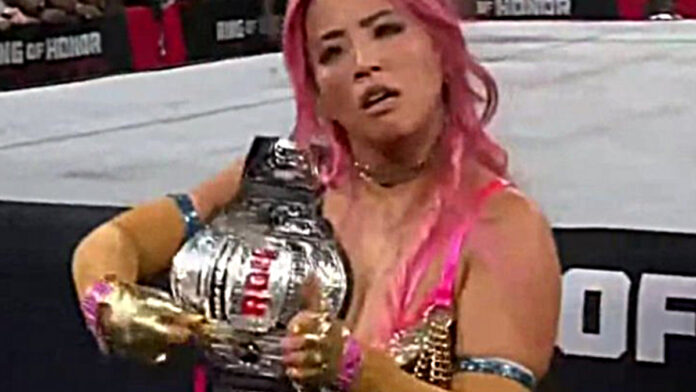 Mina Shirakawa ROH Champion
