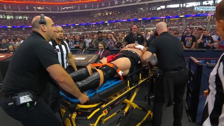 Reason Why Samoa Joe Was Stretchered Out At AEW All In