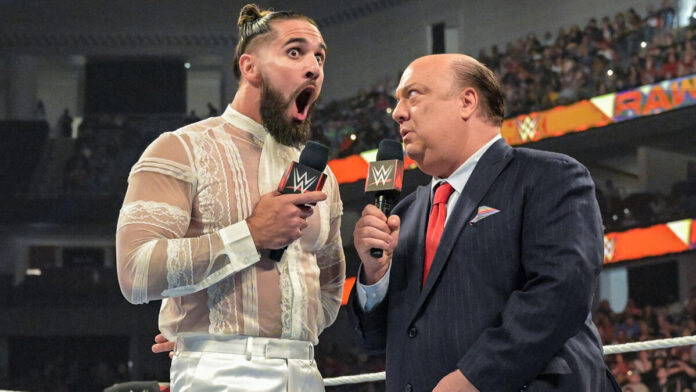 Seth Rollins and Paul Heyman. Photo: WWE.com