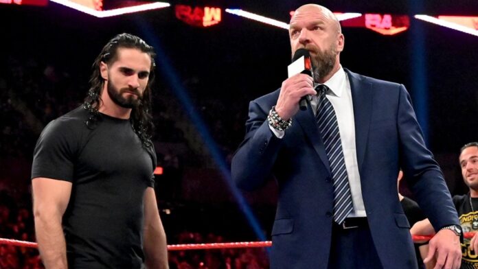 Triple H and Seth Rollins. Photo: WWE.com