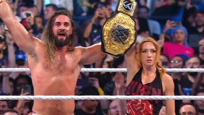 Becky Lynch, Seth Rollins, Clash in Paris