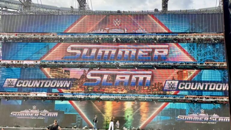 WWE SummerSlam 2025 Stage First Look