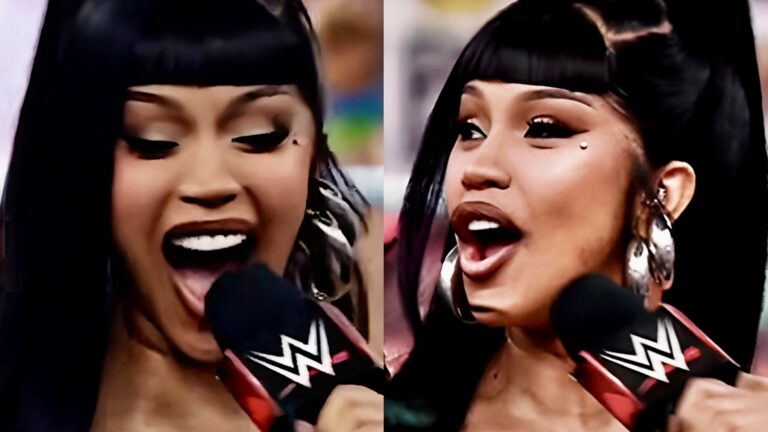 Backstage Footage Captures Cardi B Moments Before SummerSlam Appearance