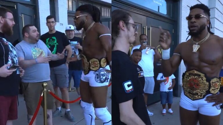 Trick Williams Roasts Fans At WWE NXT in Philadelphia