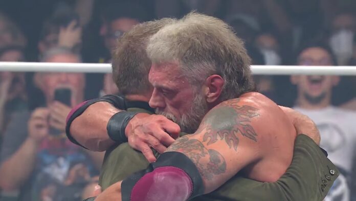 Adam Copeland and Christian Cage reunited on Dynamite. Photo: AEW