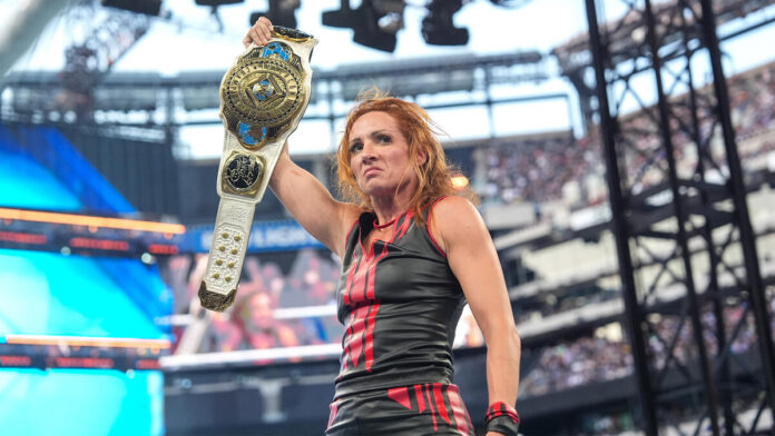 Becky Lynch retained the IC title at SummerSlam. Photo: WWE.com