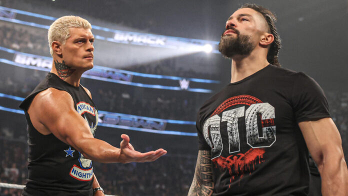 Cody Rhodes and Roman Reigns. Photo: WWE.com