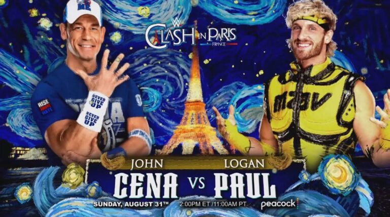 John Cena vs Logan Paul Confirmed for WWE Clash in Paris