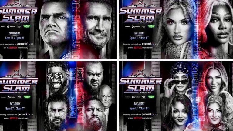 WWE SummerSlam 2025 Night One Match Order