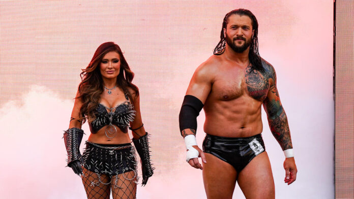 Karrion Kross and Scarlett at SummerSlam. Photo: WWE.com