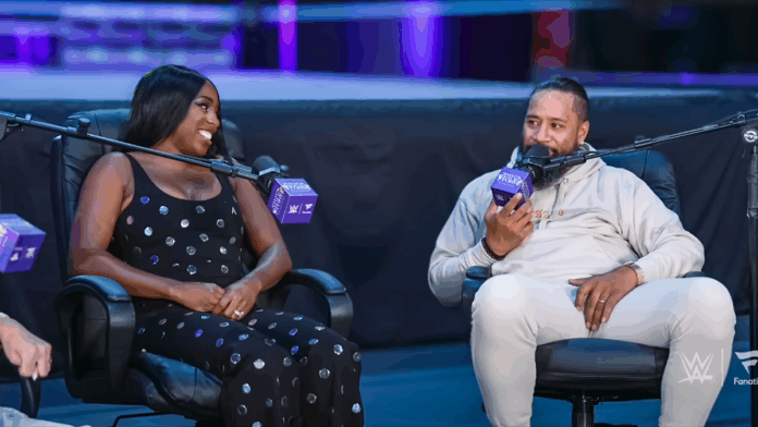 Naomi and Jimmy Uso