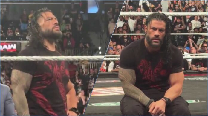 Roman Reigns after Raw. Photo: Netflix/WWE