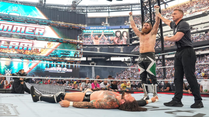 Sami Zayn def. Karrion Kross at SummerSlam. Photo: WWE.com