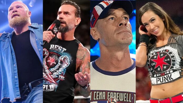 Lesnar, Punk, Cena, AJ